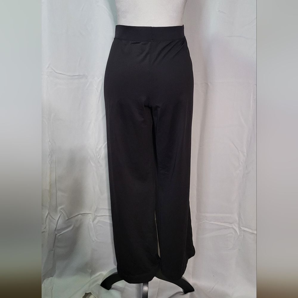 Tek Gear Women's Vintage Black Double Striped High Waist Track Pants Sz Large 🐈 - Picture 9 of 11